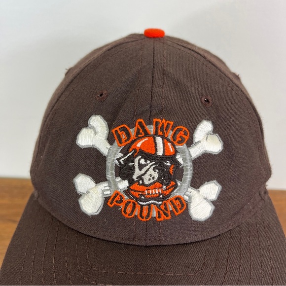 VTG Cleveland Browns Logo Athletic Dawg Pound NFL Snapback Hat Baseball Cap OSFA - Picture 2 of 15